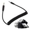 Camcorders Remote Control, Shutter String Cable for EM Series, Flash Sync Cord with 3.5mm and 2.5mm Jack, Remote Switch Shutter Release Cord view 3