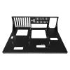 ALAMENGDA DIY Pc Test Bench, Open Chassis Case Rack for EATX/ATX/M-ATX/ITX Motherboards, Widely Body Heat Dissipation Design Open Air Pc Case, SSD Motherboards Accessories view 3