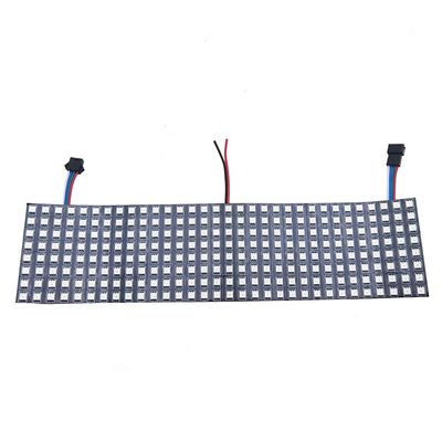 WS2815 RGB 5050SMD Individually Addressable Digital 8x32 256 Pixels 12.5in x 3.1in LED Matrix Flexible FPCB Full Color Works with SP110E ,SP105E,SP107E,SP108E,K-1000C etc Image Video Display DC12V