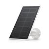 Arlo Pro 3 Floodlight Camera, White & Solar Panel Charger (2021 Released) Certified Accessory, White & Outdoor Charging Cable Certified Accessory - 25 ft, White view 4