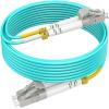 0.5m(1.6ft) OM3 Fiber LC to LC, Multimode Fiber Patch Cable, Options 7inch~500ft, 40GB, LSZH,  view 1