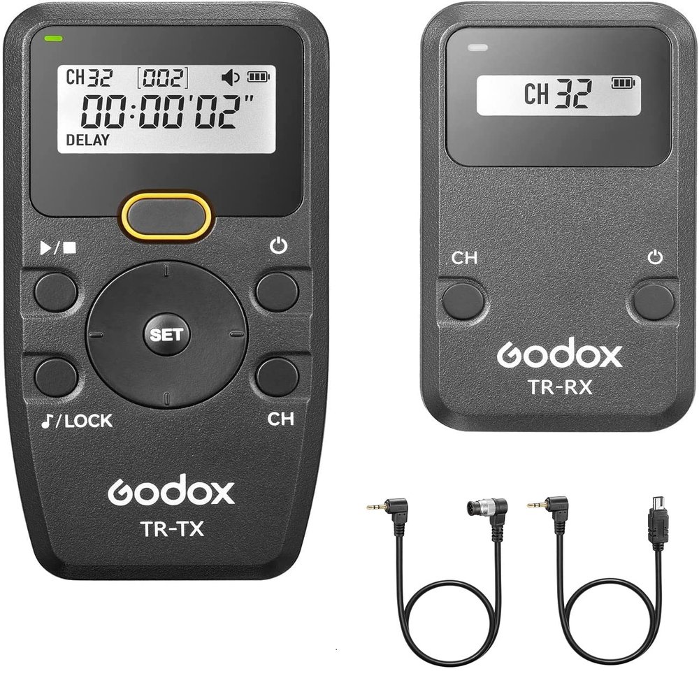 Godox TR-N1 TR-N3 Remote Shutter Release for Nikon, Wireless Shutter Release Intervalometer Compatible for Nikon Z9 Z7 Z6 Z5 D850 D800 D750 D610 F90 D7200 D7100 D5600 D3300 D90