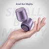 INSMY C17-MAX, Waterproof Small Bluetooth Speaker, Rich Audio, Pairing, Portable, Handheld, Purple view 2