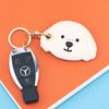 COLORFUL BLING Fruits Animals Cute GPS Airtag Keychain Finder Tracker with Key Ring Cover Leather Case Holder Apple AirTag-teddy view 2