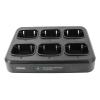 Afadorable MD390 Six-Way Multi Unit Charger Fit for TYT MD-390 MD-UV390 RT47 RT50 RT8 RT81 RT82 RT83 RT87 Two Way Radio view 2