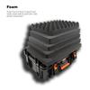 (#EN3824) All Weather Professional Protective Hard Case, IP67 Waterproof, Anti-Crushing, Auto Balance Valve, Toggle Latching Clamp, for Outdoor, Extreme Environment, Camera, Drones, Lens, Electronics view 4