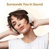 Gankoii Wireless Headphones, Bluetooth Over Ear Headsets with Microphone, Hi-Fi Audio, 60H Playtime, Touch Control, Foldable Lightweight, On-Ear Headphones for Girls Women, Travel, Work, view 2