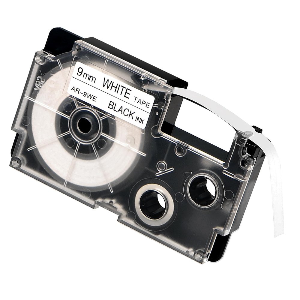 USUPERINK 40 Pack Compatible for XR-9WE XR-9WE2S Black on White 9mm Label IT Tape Cartridge for KL-G2 KL-60 KL-100 KL-120 KL-750 KL-780 KL-7000 EZ Label Printer