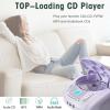 WIITHINK Radio CD Player with Bluetooth,FM Radio,USB MP3 Playback,AUX-in,Headphone Jack,MP3 CDs Compatible,Portable CD Players for Home or Outdoor view 3