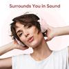 Gankoii Wireless Headphones, Bluetooth Over Ear Headsets with Microphone, Hi-Fi Audio, 60H Playtime, Touch Control, Foldable Lightweight, On-Ear Headphones for Girls Women, Travel, Work, view 2