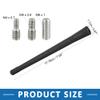 A ABSOPRO 7 Inch Car AM FM Radio Signal Antenna Mast for Ford F-150 2004-2018 Black view 3