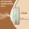 Jassco Active Noise Cancelling Headphones, ANC Wireless Over Ear Headsets, Bluetooth Headphones with Built-in Microphone, Hi-Res Audio, Low Latency, 60H Playtime, for Travel, Home, Work view 2