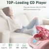 WIITHINK Portable CD Player Boombox with Bluetooth,FM Radio,USB MP3 Playback,AUX-in,Headphone Jack,CD-R/RW and MP3 CDs Compatible,Small CD Player for Home or Outdoor view 4