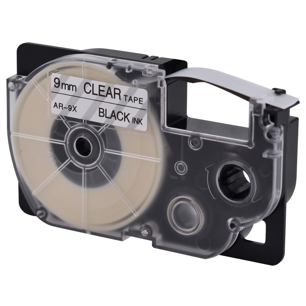 USUPERINK 30 Pack Compatible for XR-9X XR-9X2S Black on Clear 9mm Label IT Tape Cartridge for KL-G2 KL-60 KL-100 KL-120 KL-750 KL-780 KL-7000 EZ Label Printer