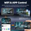 Dash Cam Front and Rear Dash Camera WiFi/APP Control Car Camera with 64G Card 2.5K Front Dash Cam+1080P Rear Dashcams with Super Night Vision, Loop Recording, G-Sensor view 2