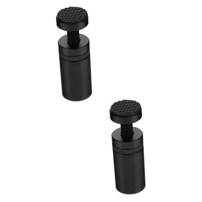 Mikikit 2pcs Aluminum Gpu Support Bracket Graphics Card Sag Holder Vertical Mounting Kit for Enhanced Stability and Support Compatible Various Chassis Configurations