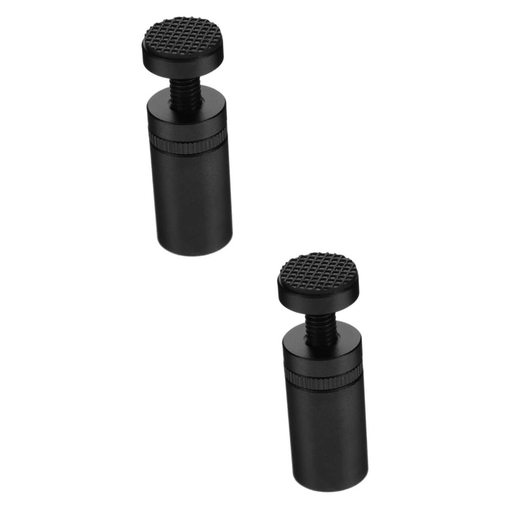 Mikikit 2pcs Aluminum Gpu Support Bracket Graphics Card Sag Holder Vertical Mounting Kit for Enhanced Stability and Support Compatible Various Chassis Configurations