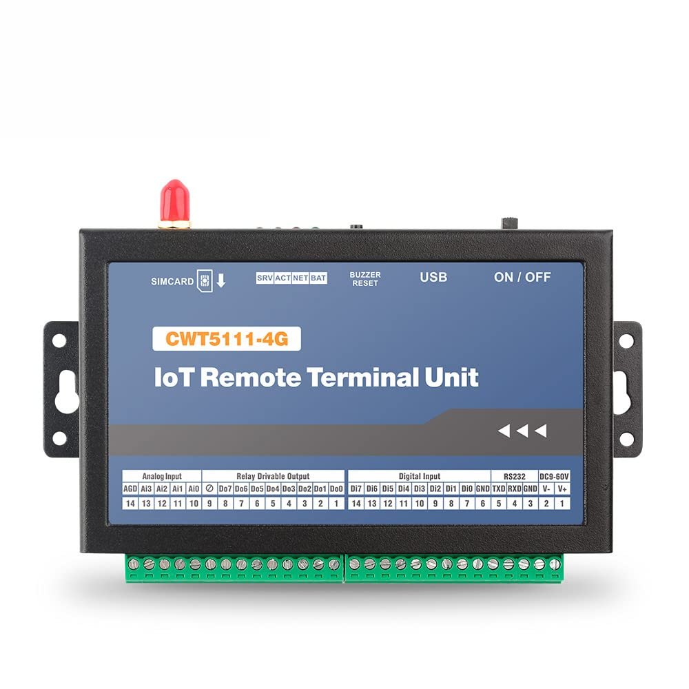 CWT5111 8DI 4AI 8DO 4g Remote Data Acquisition Module Rtu Modem Support M2M Application