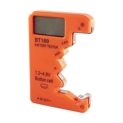 Digital Battery Tester LCD Display AA/AAA/9V/1.5V Button Cell Battery Capacity Check Detector Capacitance Diagnostic Tool