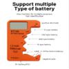 Digital Battery Tester LCD Display AA/AAA/9V/1.5V Button Cell Battery Capacity Check Detector Capacitance Diagnostic Tool view 2