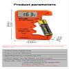 Digital Battery Tester LCD Display AA/AAA/9V/1.5V Button Cell Battery Capacity Check Detector Capacitance Diagnostic Tool view 4