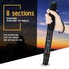 63Inch Camera Monopod, P308A 8 Sections Telescopic Video Monopod with Feet, Portable Travel Selfie Stick, Telescopic Extension Pole, Hiking Stick Monopod view 2