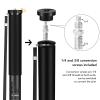 63Inch Camera Monopod, P308A 8 Sections Telescopic Video Monopod with Feet, Portable Travel Selfie Stick, Telescopic Extension Pole, Hiking Stick Monopod view 4