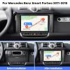 [2G+32G] Car Radio for Mercedes Benz Smart Fortwo 2011-2015, 9 inch Android Touch Screen Car Stereo, Carplay/Android Auto/1080P/Bluetooth/WiFi + AHD Backup Camera + MIC view 2