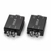 Wekuant 12G-SDI Video to Fiber Optic Converters Kit, with RS485, Singlemode up 20Km Compatible 6G-SDI 3G-SDI HD-SDI for UHDTV 4K 8K HDTV and More view 2