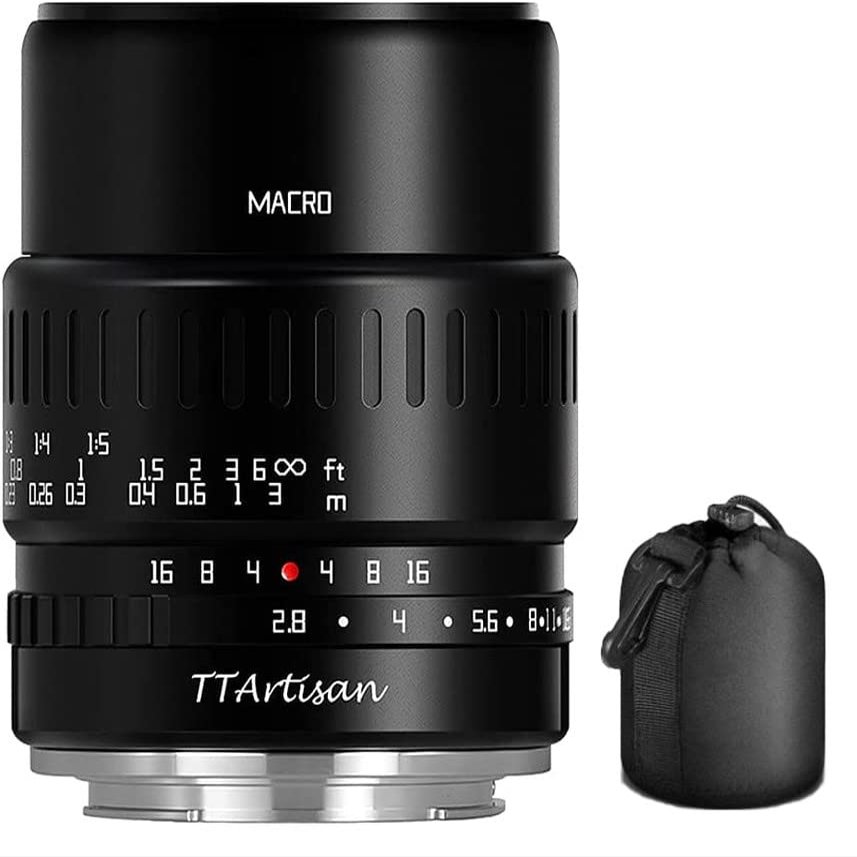 TTArtisan 40mm F2.8 Macro Lens APS-C 1:1 Magnification Macro Lens Manual Focus Compatible with Fuji X-Mount XT10 XT20 XT3 XT30 XT4 XT100 XE3 XA1 XA2 XA3 XPRO2 XS10