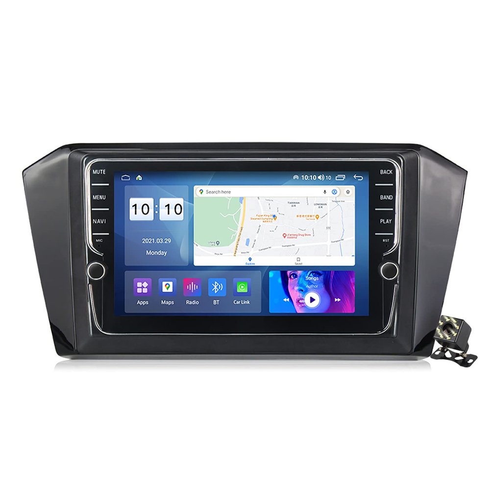 10" Car Radio Multimedia Player Android 11 for Volkswagen VW Magotan Passat B8 2017 2018 Car Stereo GPS Navigation Unit Car-Play Android Auto Bluetooth WiFi FM RDS DSP,K600s/6+128g