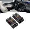 2 Way Car Audio Crossover, 2pcs Black ABS Metal Overcurrent Universal Heat Dissipation Speaker Frequency Divider for General Car view 3