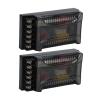 2 Way Car Audio Crossover, 2pcs Black ABS Metal Overcurrent Universal Heat Dissipation Speaker Frequency Divider for General Car view 4