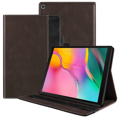 Case Cover Compatible With Samsung Galaxy Tab A 10.1 Inch Tablet 2019 SM-T510 & T515 PU Leather Case Protect Case Adjustable Fixing Strap Bracket Card Slot Shockproof Tablet PC Case Tablet Cover ( Col