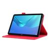 SGTD Case Cover Compatible with Huawei Honor V7 Pro 2021 Case, Flip Fold Stand Case Protective Fabric Print Cover with Auto Wake Sleep with Card Slots Tablet Cover (Color : Vermelho) view 4