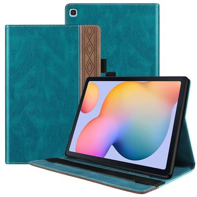 Case Cover Compatible With Samsung Galaxy Tab S6 Lite 10.4 Inch 2022/2020 Model (SM-P610/P613/P615/P619) PU Leather Case Protect Case Adjustable Fixing Strap Bracket Card Slot Shockproof Tablet PC Cas