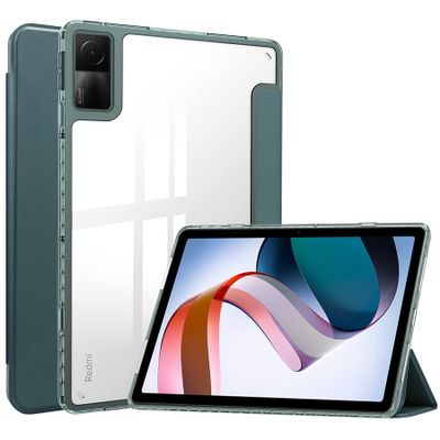 Case Cover Case Compatible with Xiaomi Redmi Pad 10.61 inch 2022 Released Tablet Case, TPU Slim Cover Auto Wake/Sleep Smart Case with Clear Transparent Back Shell Back Tablet Cover ( Color : Dark gree