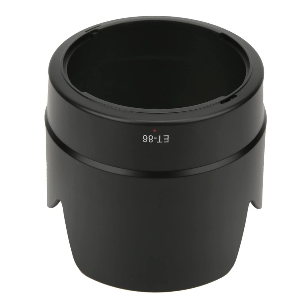 Et-86 Hood,Lens Tulip Hood for 85Mm F1.2 Et-86,Lens Hood for Replacement for Ef 75-300Mm,17-35Mm Lens Hood,86 Mm Lens Hood 50-500,Lens Hood Et86 Black Plastic Lens Hood for Ef 70200Mm