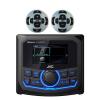JVC Marine Bluetooth AM/FM/WB Tuner Radio Stereo Rear USB AUX Digital Media Receiver Bundle Combo with (Qty 2) of Wired Remote Controls view 1