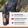 Cobra CXT10953PH-M Emergency Two-Way Radios, Waterproof Walkie Talkies, Up to 40 Mile Range, 22 Channels and NOAA Weather Channels, UHF/FM Ultra-Clear Reception, 3-Pack view 3