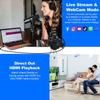 eDealz 4K/6K Video Camera Camcorder  64MP Vlogging Camera for YouTube, 60FPS, 18X Zoom  with Mic, LED Light, Tripod & 264GB Cards  WiFi, Webcam Bundle view 4