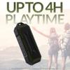 Supersonic SC-1454IPX Duro Portable Bluetooth Speaker Stream Music, FM Radio, Hands-Free Mic, 10m Range, 4hr Battery, Shockproof, Water Resistant, AUX Input - 5Wx2 Power view 3