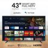 Supersonic Smart SC-4350GTV 43-inch FHD DLED TV with Google Assistant, ATSC/NTSC, HDMI, WiFi, USB Input, 1080p Resolution,16.7M Colors, 60Hz Refresh Rate, Energy-Efficient, Bluetooth, Remote Control view 2