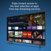 Supersonic Smart SC-4350GTV 43-inch FHD DLED TV with Google Assistant, ATSC/NTSC, HDMI, WiFi, USB Input, 1080p Resolution,16.7M Colors, 60Hz Refresh Rate, Energy-Efficient, Bluetooth, Remote Control view 4