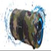 Dolphin LX-60 Camo Bluetooth Speaker Boombox - Waterproof, Dual 3" Woofers, Color-Changing Lights, TWS Technology, Includes Shoulder Strap view 1