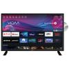 Supersonic SC-2426SDVD 24-inch LED Smart HDTV w/DVD Player, ATSC & NTSC System, 3X HDMI, 1080p, WiFi, USB, Multi Language OSD, AC/DC Compatible for Home, Kitchen, or RV Camper, DC Car Cord Included view 1
