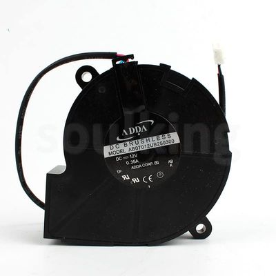 Generic 7cm AB07012UB250300 12V 0.35A 3Wire Projector Fan