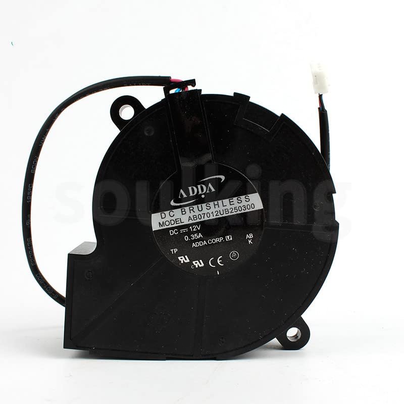 Generic 7cm AB07012UB250300 12V 0.35A 3Wire Projector Fan