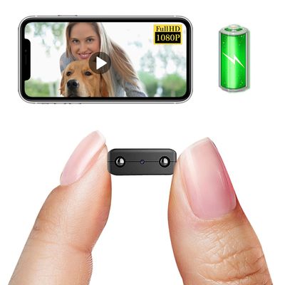 Smallest Wireless Wifi Battery Camera,HD1080P Mini Security Camera,Portable Baby Monitor Camera with Night Vision,Motion Detection,Cloud Storage for Security with iOS Android APP for Indoor/Outdoor