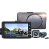 Boxonly Motorcycle Driving Recorder Waterproof Dual Lens Video HD 1080p Dash Cam Front and Rear Motorbike Camera view 1